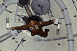 Skylab crew, exercising